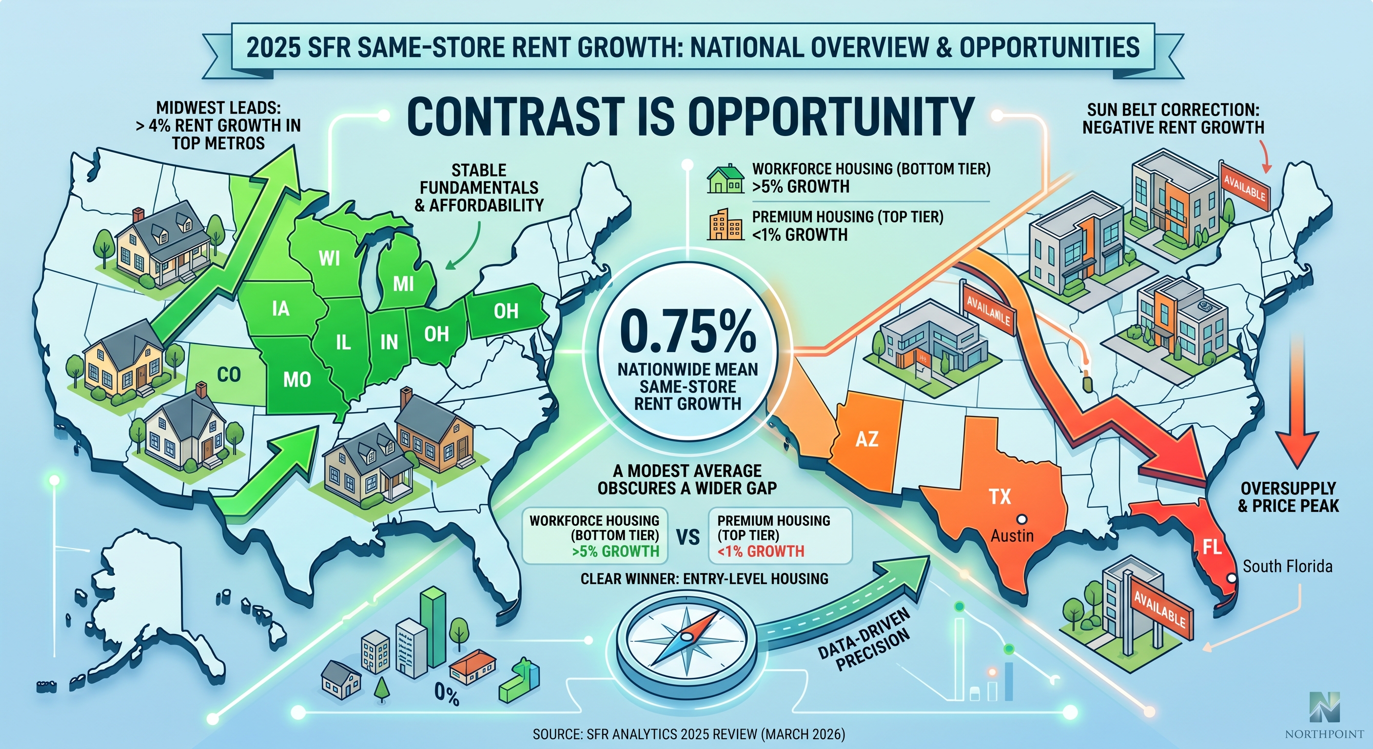 What 2025 Rent Growth Data Tells Every SFR Investor Right Now